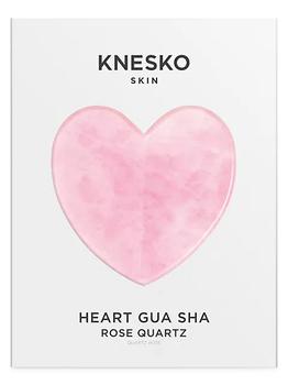 商品Knesko | Rose Quartz Heart Gua Sha With Antioxidant Eye Mask,商家Saks Fifth Avenue,价格¥491图片