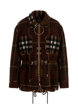 Burberry | Tartan patterned field jacket商品图片,额外9折, 额外九折
