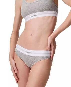Calvin Klein | Women's Ribbed Bikini Underwear QF8022,商家Macy's,价格¥90