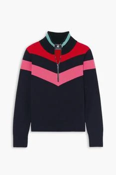 推荐Eldora striped merino wool-blend ski sweater商品