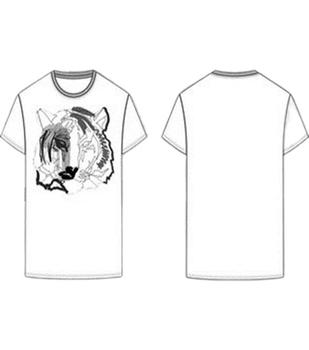 推荐Roberto Cavalli Mens White Cotton Animalia Print T-shirt, Size Large商品