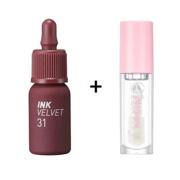 Peripera | Ink Velvet [#31] + Ink Glasting Lip Gloss [#1],商家Verishop,价格¥152