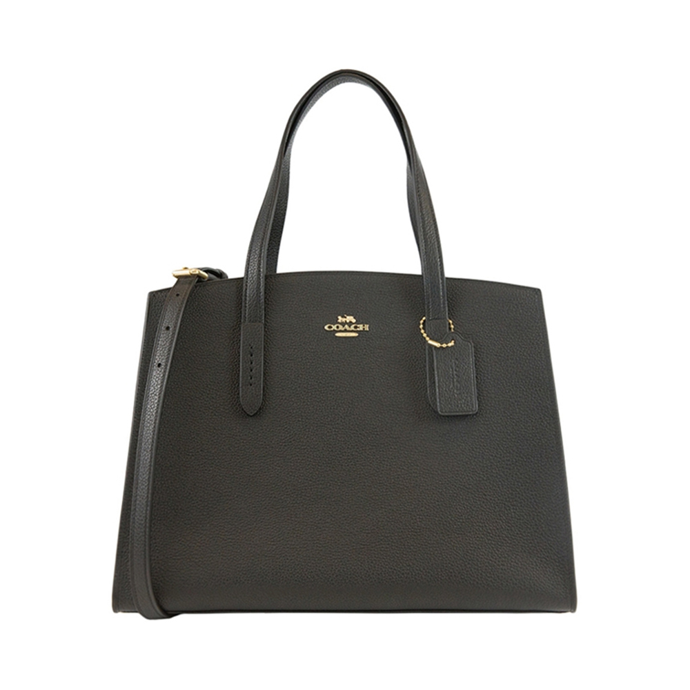 coach tabby手提包, Coach | Coach 蔻驰(专柜) 女士黑色牛皮手提斜挎包 25137LIBLK商品图片 独家减免邮费