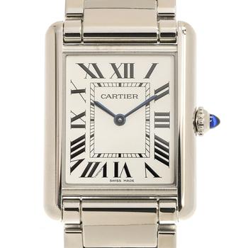 Cartier | Cartier Tank Quartz Silver Dial Mens Watch WSTA0052商品图片,9折