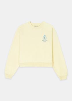 推荐Sporty & Rich Lemon Crown Cropped Sweatshirt商品