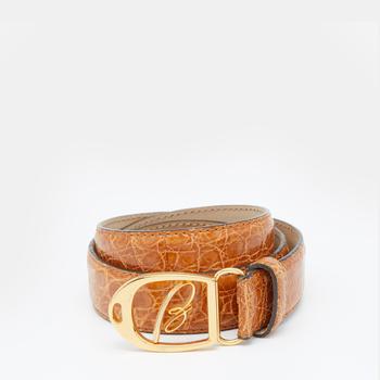 Brioni价格, [二手商品] Brioni | Brioni Brown Crocodile Leather Buckle Belt 100CM商品图片 9折, 满1件减$100, 满减