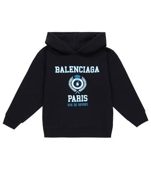 Balenciaga | Logo棉质帽衫商品图片,