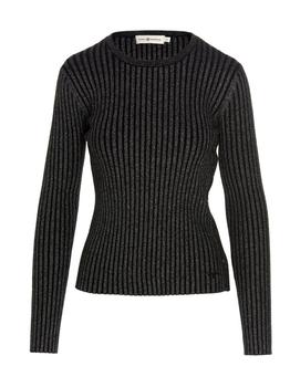 Tory Burch | Tory Burch Crewneck Ribbed-Knit Top商品图片,3.8折