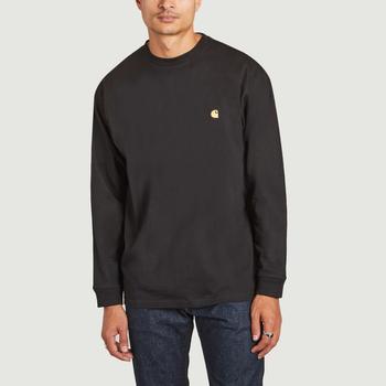 美国卡哈特, Carhartt | L/S Chase Cotton T-Shirt Black Gold Carhartt WIP商品图片 额外8折, 额外八折