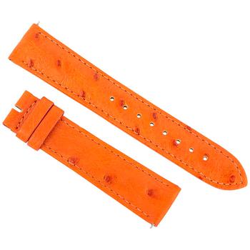 商品Hadley Roma | Hadley Roma 20 MM Matte Tangerine Ostrich Leather Strap,商家Jomashop,价格¥295图片