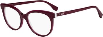 推荐Fendi Demo Cat Eye Ladies Eyeglasses FF 0254 0C9A 53商品