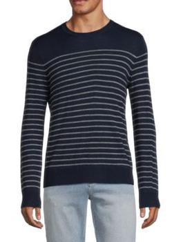 Saks Fifth Avenue | Striped Merino Wool Sweater商品图片,