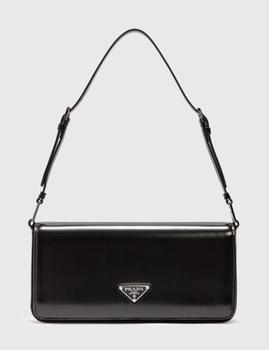 Prada | BRUSHED LEATHER SHOULDER BAG商品图片,