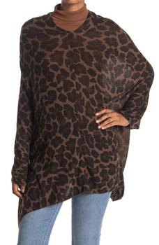 推荐Big Leopard Print Poncho商品