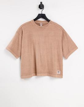 Reebok | Reebok t-shirt in sepia - BROWN商品图片,额外9.5折, 额外九五折