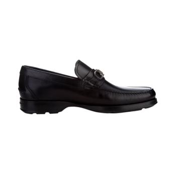 牛皮菲拉格慕皮带, Salvatore Ferragamo | SALVATORE FERRAGAMO 男款黑色牛皮平底休闲鞋  0512707商品图片 独家减免邮费