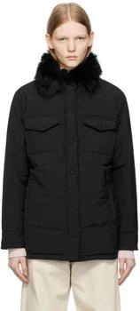 Yves Salomon | SSENSE Exclusive Black Down Jacket 5.4折