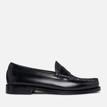 推荐G.H Bass Men's Larson Moc Croc-Embossed Leather Penny Loafers商品