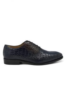 推荐Luxury Shoes For Men   Caporicci Oxford Shoes In Blue Leather商品