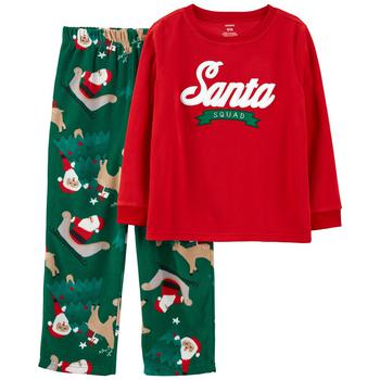 Carter's | Little Boys Santa Fleece Pajama, 2 Piece Set商品图片,4折