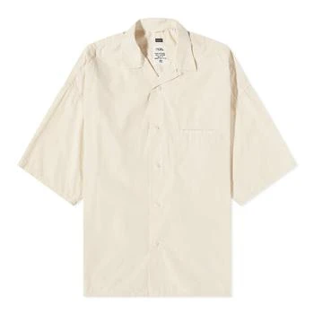 Nanamica | Open Collar Wind H/S Shirt 'Ecru' 