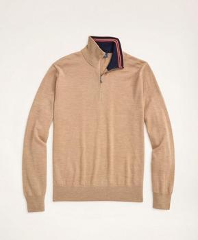商品Merino Half-Zip Sweater,商家Brooks Brothers,价格¥366图片