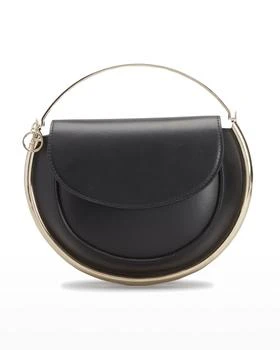 Giorgio Armani | Metal Frame Leather Flap Clutch Bag,商家Neiman Marcus,价格¥16457