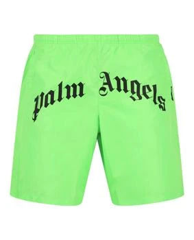 推荐Palm Angels Curved Logo Swim Shorts商品