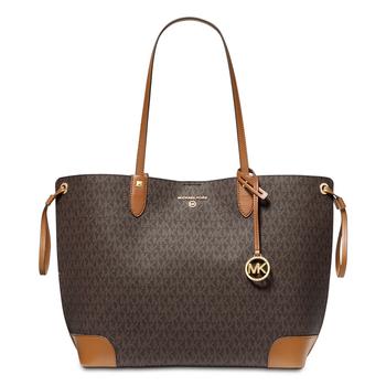 mk托特包真假, Michael Kors | Signature Edith Large Open Tote商品图片 5折