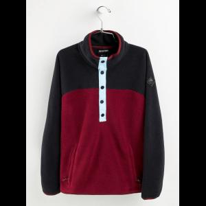 推荐Burton - Women's Hearth Fleece Pullover - SM True Black / Mulled Berry商品