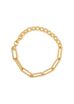 商品Missoma | Deconstructed Axiom 18kt gold-plated chain bracelet,商家Harvey Nichols,价格¥1153图片