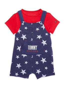 Tommy Hilfiger | Baby Boy's 2-Piece T-shirt & Logo Shortall Set商品图片,2.9折