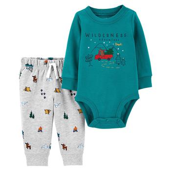 Carter's | Baby Boys Forest Bodysuit and Pants, 2 Piece Set商品图片,