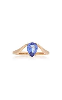 Marie Mas | Marie Mas - Halo 18K Rose Gold Tanzanite Ring - Blue - US 7 - Moda Operandi - Gifts For Her,商家Fashion US,价格¥31896