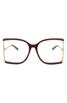Gucci | 60mm Oversized Novelty Optical Frames 4.6折