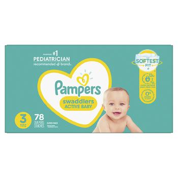 商品Pampers Swaddlers | Diapers Size 3,商家Walgreens,价格¥251图片