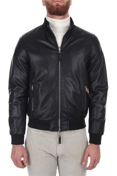 商品leather authority Leather Jackets Men Black Pelle,商家DRESTIGE,价格¥1973图片