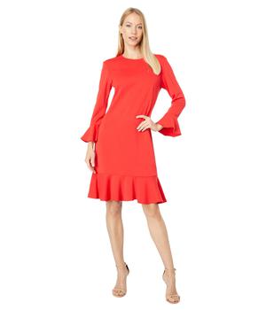 kate spade连衣裙, Kate Spade | Flounce Ponte Shift Dress商品图片 4.1折