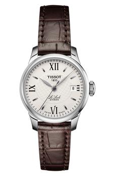 product Le Locle Automatic Lady Leather Strap Watch, 25mm image