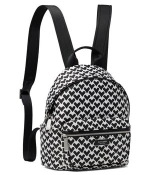 Sam Icon Modernist Hearts Jacquard Fabric Small Backpack
