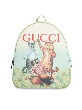 商品Gucci | Gucci Kids Logo Printed Zip-Up Backpack,商家Cettire,价格¥5759图片