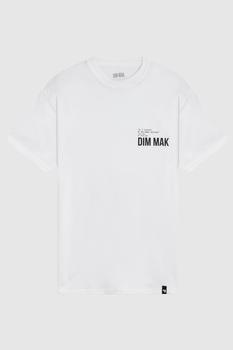 女士休闲essentials短袖, Dim Mak | Dim Mak Essential 2.0 Short Sleeve Tee - White商品图片 