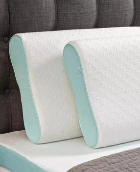 IntelliSLEEP | Natural Comfort Contour Memory Foam Pillow, Standard, Exclusively at Macy’s,商家Macy's,价格¥395