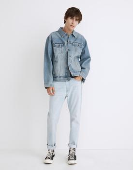 美德威尔正品, Madewell | Relaxed Taper Authentic Flex Selvedge Jeans: Rainbow Pride Edition商品图片 6.3折