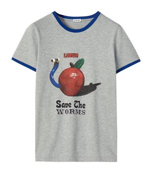 推荐Cotton Apple Print T-Shirt商品