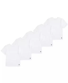 Ralph Lauren | Big Boys Crewneck Undershirts, 5 Pack,�商家Macy's,价格¥282