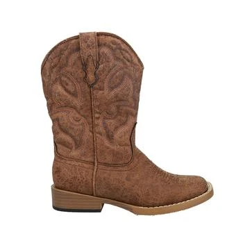 Roper | Scout Square Toe Cowboy Boots (Little Kid),商家SHOEBACCA,价格¥451
