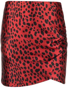 Just Cavalli | Just Cavalli Women's  Red Acetate Skirt商品图片,