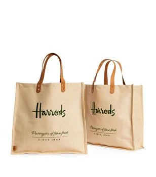 推荐Harrods Food Halls Jute Bags (Set Of 2)商品