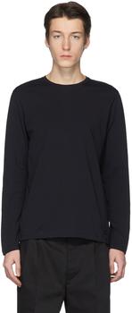 Jil Sander | Navy Jersey Long Sleeve T-Shirt商品图片,2.6折